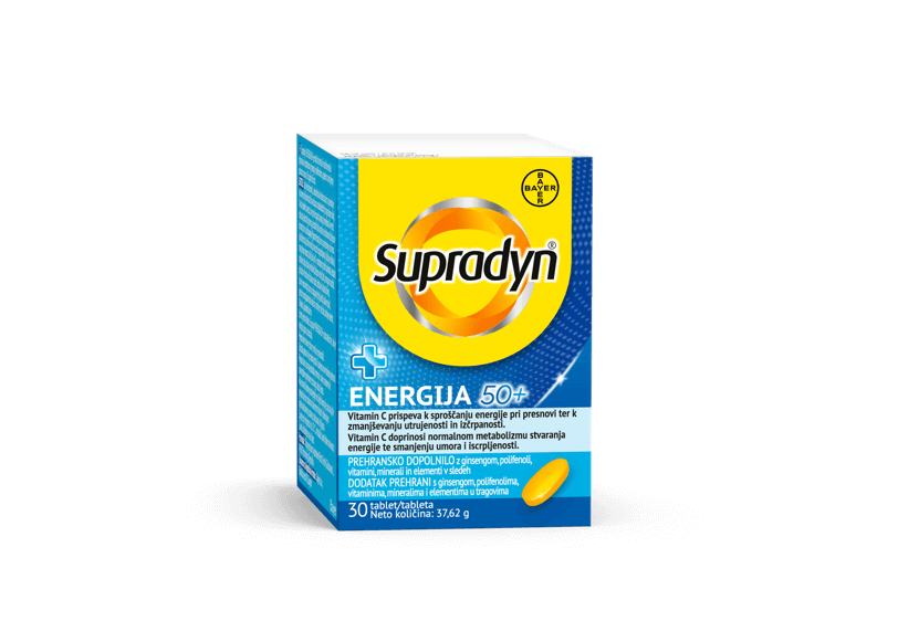 Supradyn® Energija 50+, 30 filmsko obloženih tablet