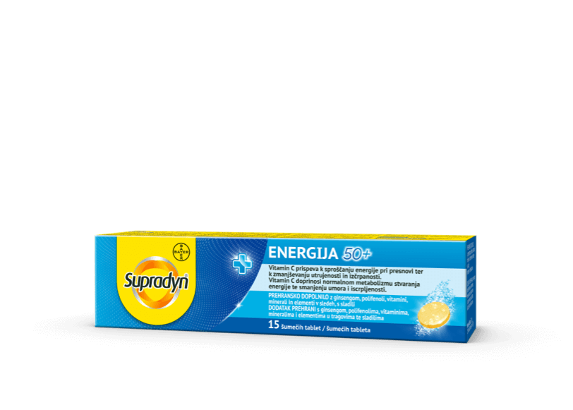 Supradyn® Energija 50+, 15 šumečih tablet